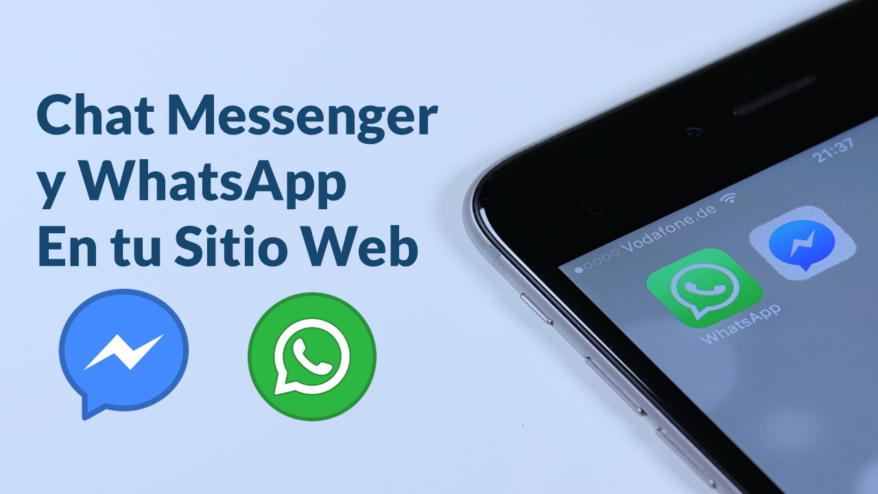 Integrar Chat Messenger y WhatsApp en Sitio Web
