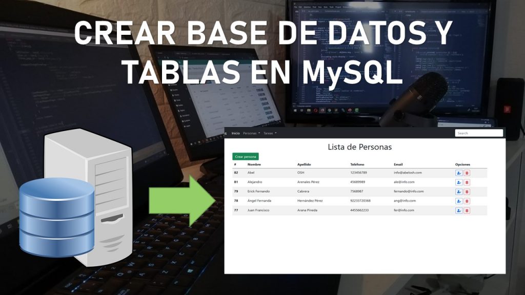 Crear Base de Datos en MySQL