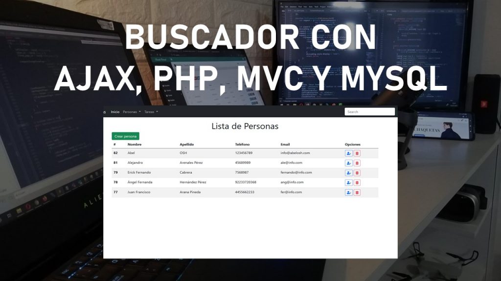 Buscador por AJAX Con PHP, MVC y MySQL